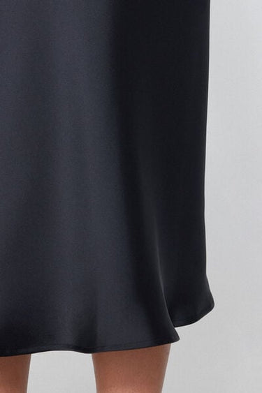 Satin Midi Skirt