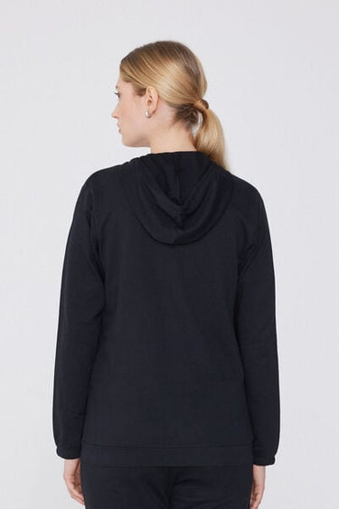 Lightweight Hooded Sweatshirt with Zip and Drawstring