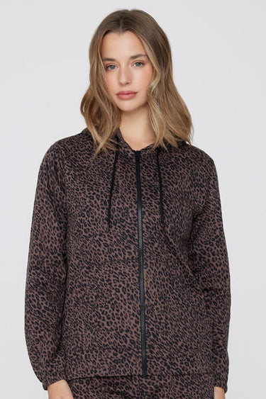 Hooded Sweatshirt with Zip and Drawstring