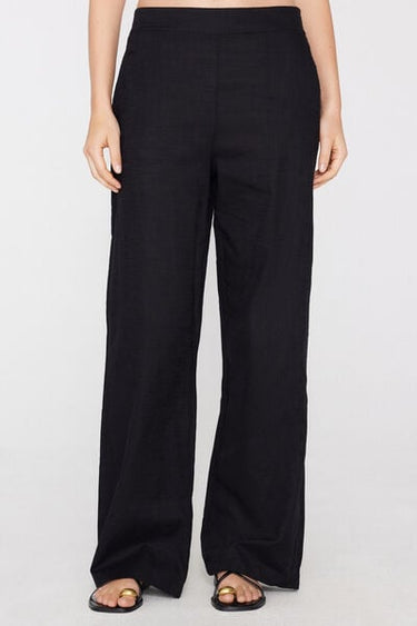 Cotton Canvas Palazzo Trousers