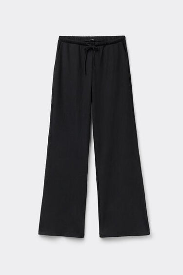 Crinkle Palazzo Trousers
