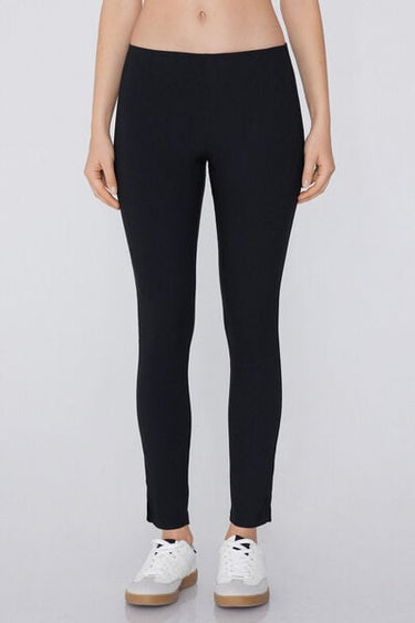 Viscose Capri Trousers with Small Slits