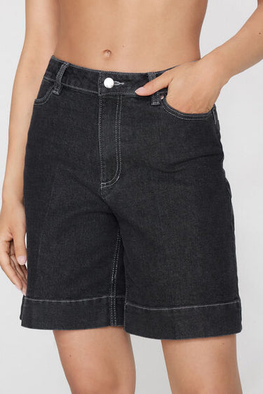 Denim Bermuda Shorts