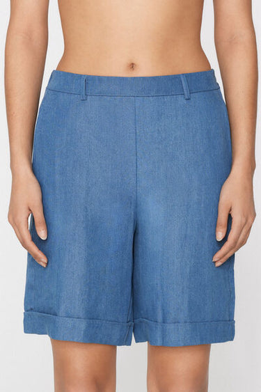 Denim Canvas Bermuda Shorts