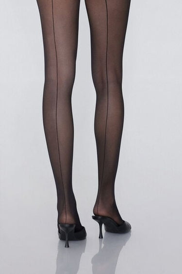 40-Denier Print Tights