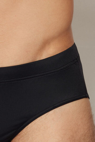 Basic Plain Colour Microfibre Swimming Trunks