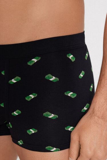 Printed Stretch Cotton Boxers