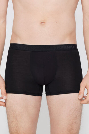 Stretch Viscose Boxers with Logo Elastic
