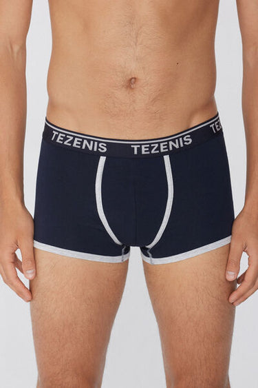 Organic Cotton Boxers with Contrasting Trim and Logo