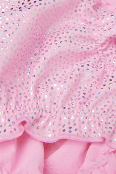 Girls’ Crinkled Bikini Bottoms with Ties