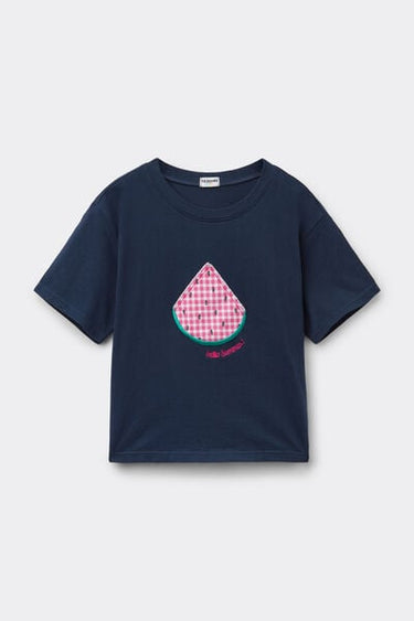 Girls’ Patch Boxy T-Shirt