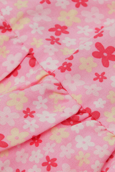 Girls’ Frilly Viscose Canvas Skirt