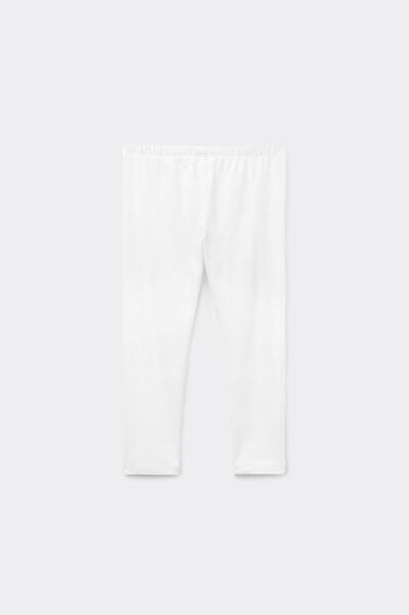 Girls’ Plain Colour Cotton Capri Leggings