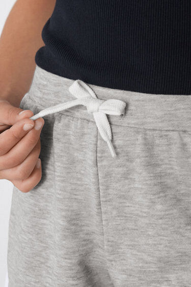 Girls' Cotton Fleece Shorts with Piping