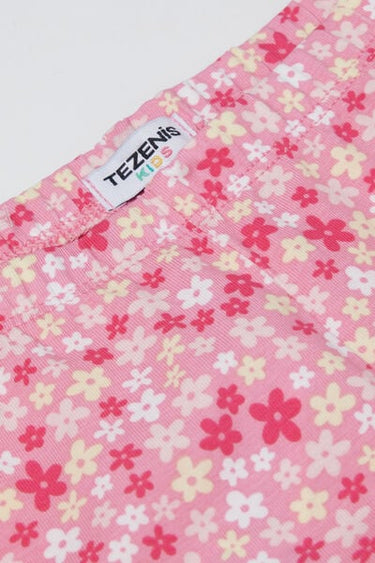 Girls’ Printed Cotton Cycling Shorts