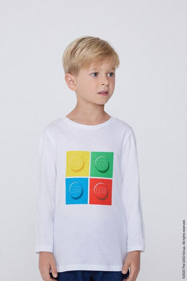 Lego Cotton Top with Long Sleeves and Round Neck