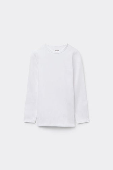 Kids’ Unisex Long-Sleeved Rounded Neck Thermal Cotton Top