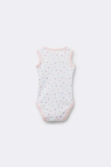 Baby Printed Pure Cotton Bodysuit with Wide Shoulder Straps