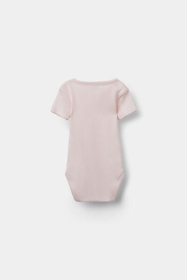 Baby Printed Pure Cotton Bodysuit with Short Sleeves