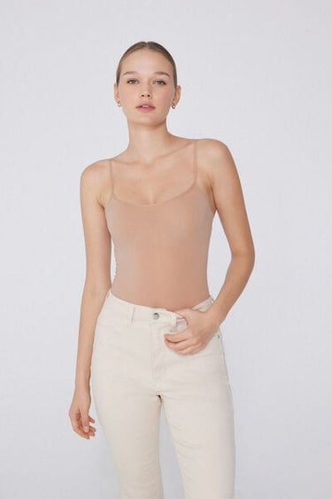 Microfibre Body with Thin Shoulder Straps