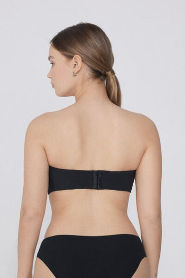Full Coverage Recycled Microfibre Slightly Padded Bandeau Bra