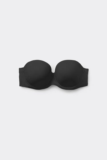Full Coverage Recycled Microfibre Slightly Padded Bandeau Bra
