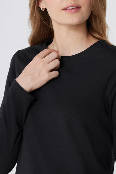 Long Sleeve Round Neck 100% Cotton T-shirt