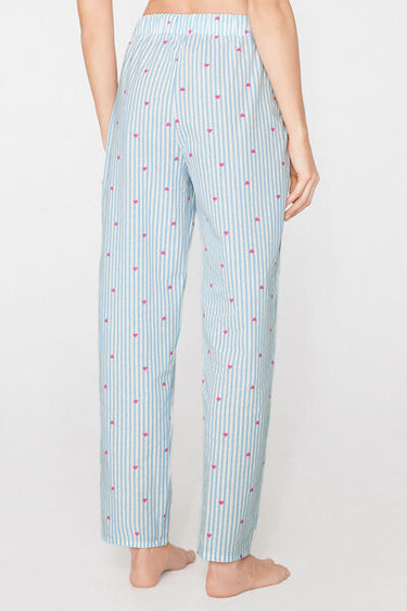 Cotton Canvas Drawstring Trousers