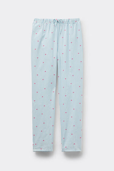 Cotton Canvas Drawstring Trousers