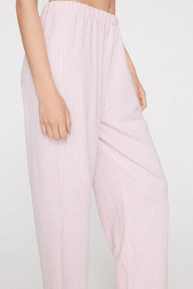Striped Viscose Trousers