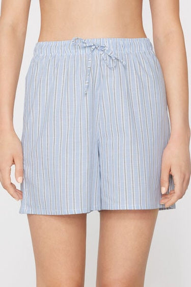 Canvas Shorts with Drawstring