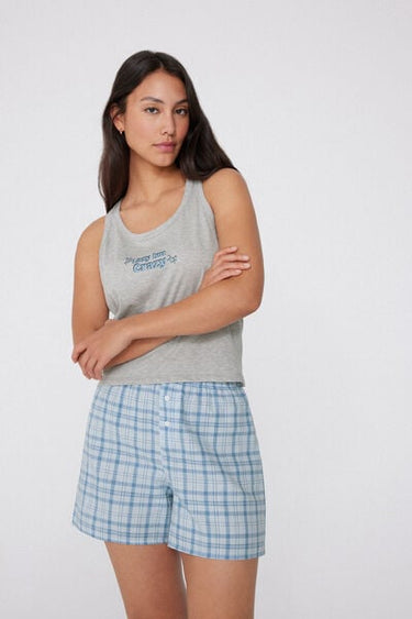 Cotton Canvas Shorts