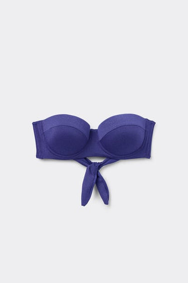 Glimmer Diva Padded Bandeau Bikini Top