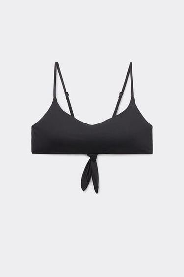Recycled Microfibre Bikini Top with Removable Padding