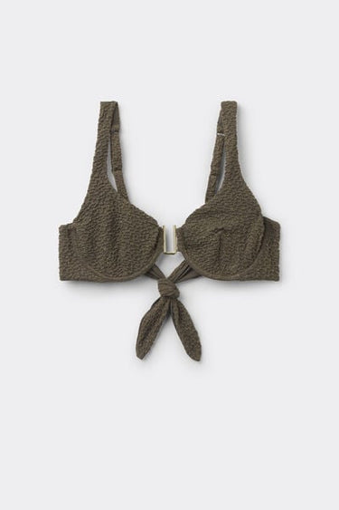 Crinkle Dune Balconette Bikini Top