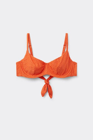 Orange Sparkling Touch Balconette Bikini Top