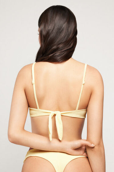 Yellow Sunny Days Balconette Bikini Top