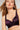 Bordeaux Shiny Glam Lightly Padded Balconette Bikini Top