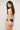 Blue Shiny Glam Rounded High-Cut Brazilian Bikini Bottoms