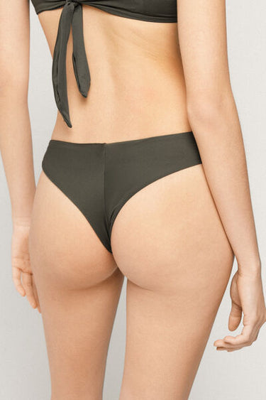 Timeless Look Camo Green Brazilian Bikini Bottoms