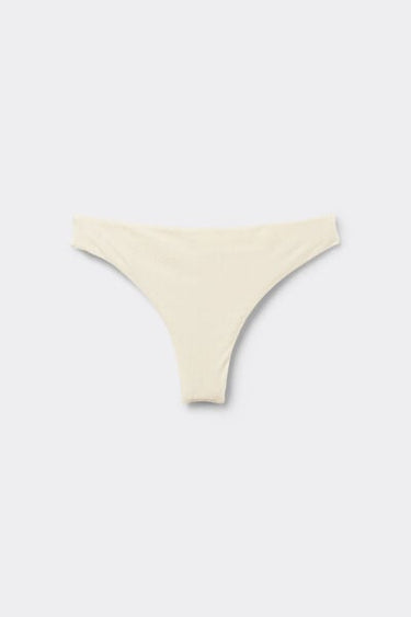 White Paradise Bay Brazilian Bikini Bottoms