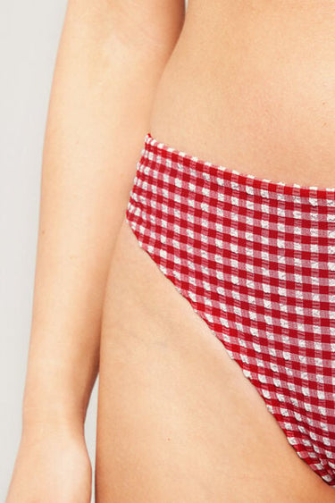 Summer Vichy Brazilian Bikini Bottoms