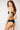 Recycled Microfibre High-Cut Brazilian Bikini Bottoms with Gathering