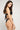 Recycled Microfibre Brazilian Bikini Bottoms with Narrow Tanga Ties