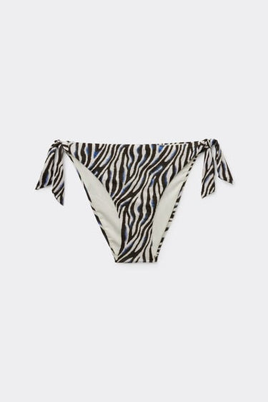 Safari Luxe Tie Bikini Bottoms
