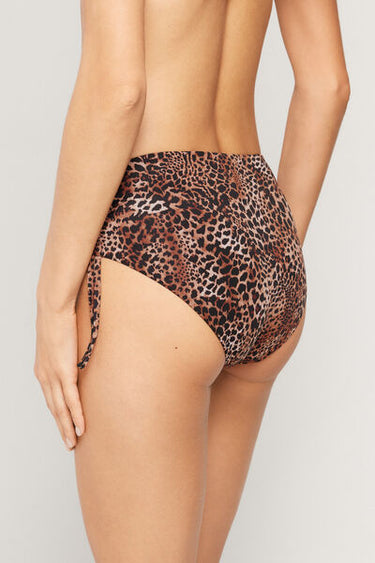 Savage Sun High Bikini Bottoms with Gathering