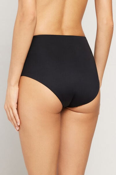 Recycled Microfibre High-Waist Bikini Bottoms