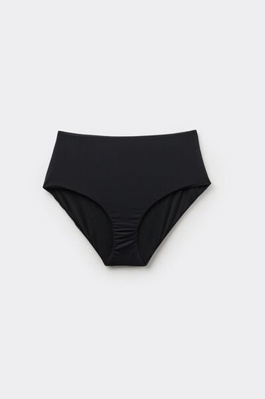Recycled Microfibre High-Waist Bikini Bottoms