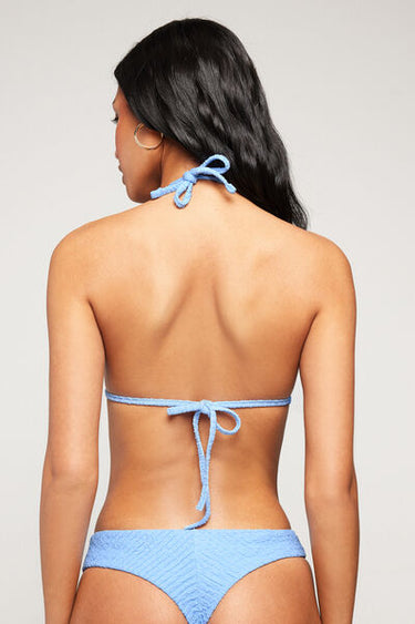 Dreamy Texture Lightly Padded Triangle Bikini Top