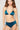 Blue Shiny Glam Lightly Padded Triangle Bikini Top